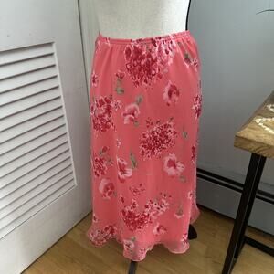 Vintage WHITE STAG Womens Skirt 18/20W Pink Chiffon Fairy Grunge Midi Retro Y2K